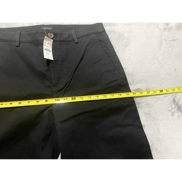 J.Crew Factory Wide Leg Chino Pants 10P black High Rise Workwear Casual NWT - Picture 7 of 13